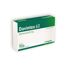 DAVINTEX X 60 MG X 10 TABLETAS ETORICOXIB