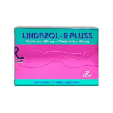 LINDAZOL-2 PLUSS X 3 OVULOS CLOTR-CLINDA RUECAM