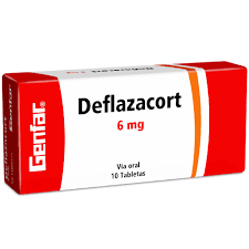 DEFLAZACORT 6MG TABBLETAS GENFAR X 10 UNIDADES