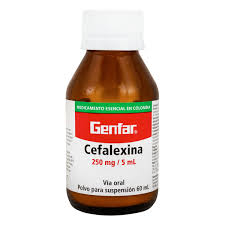 CEFALEXINA 250MG/5ML SUSPENSION  GENFAR