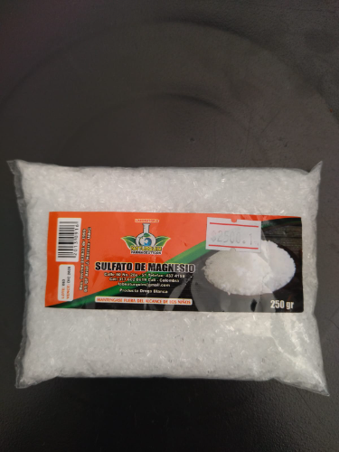 SULFATO DE MAGNESIA BOLSA X 250 MG NATURQUIM