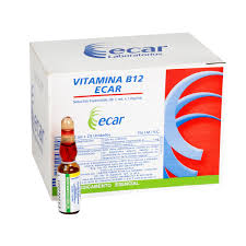 VITAMINA B12 X  1 ML/MLECAR INYECTABLE PEQUEÑA