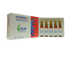 VITAMINA C SOLUCION INYECTABLE X 5 ML 500 MG/5 ML ECAR