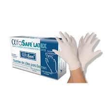 GUANTES TALLA  S LATEX ALFA SAFE