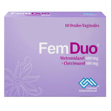 FEMDUO METRONIDAZOL-CLOTRIMAZOL OVULO VAGINAL  COLMED