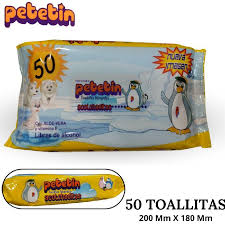 PAÑITOS HUMEDOS PETETIN 50 UNIDADES