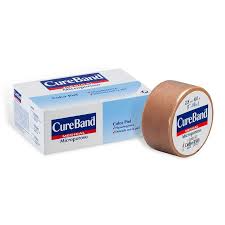 MICROPORE  1 X 10 YD CUREBAND MEDIANO PIEL