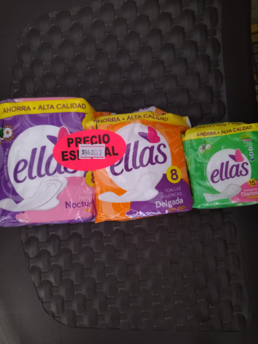TOALLAS ELLAS  COMBO NOCTURNA-DELGADA-PROTECTORES
