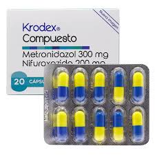KRODEX   METRONIDAZOL300MG-NIFUROXAZIDA200MGCAPSULAS MEDICBRAND