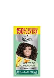CREMA DE PEINAR RIZOS VERDE KONZIL X 20ML SOBRE