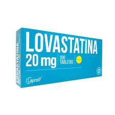 LOVASTATINA X 20 MG LAPROFF X 10 UNIDADES
