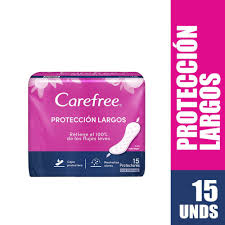 PROTECTORES LARGOS CAREFREE X 15 UNIDADES