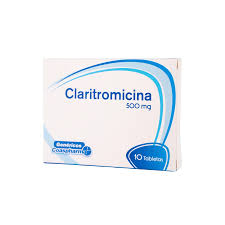 CLARITROMICINA 500 MG COASPHARMA X 10 AG