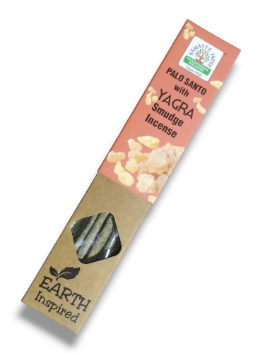 INCIENSO PALO SANTO Y YAGRA ORGANICO NEMASTE INDIA EARTH