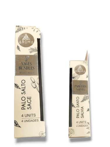 BOMBITAS DEFUMADORAS PALO SANTO Y SALVIA BLANCA
