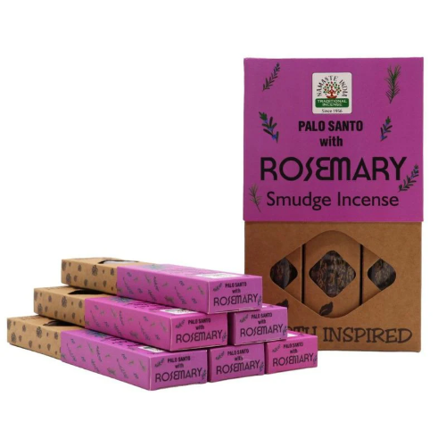 INCIENSO PALO SANTO Y ROMERO ORGANICO NEMASTE INDIA EARTH