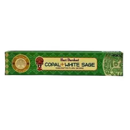INCIENSO COPAL Y SALVIA BLANCA HARI DARSHAN