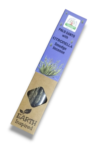 INCIENSO PALO SANTO Y CITRONELLA ORGANICO NEMASTE INDIA EARTH