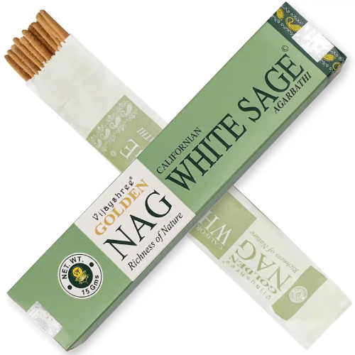 INCIENSO HINDU GOLDEN NAG SALVIA BLANCA