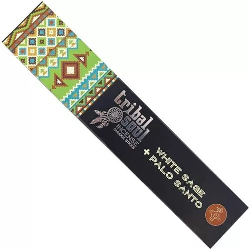 INCIENSO SALVIA BLANCA Y PALO SANTO TRIBAL SOUL