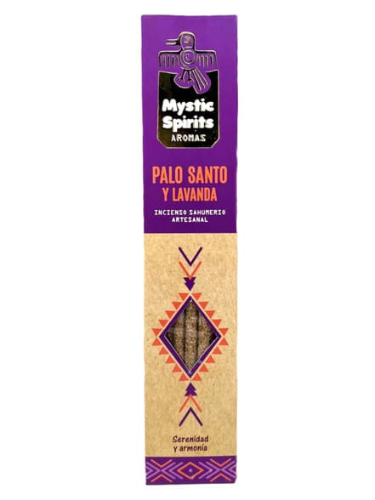 INCIENSO PALO SANTO Y LAVANDA MYSTIC SPIRITS