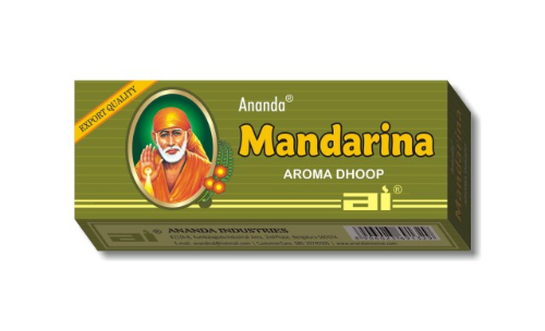 INCIENSO DHOOP MASALA MANDARINA ANANDA