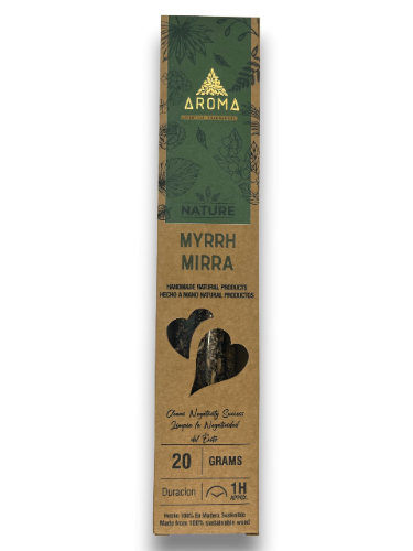 INCIENSO MIRRA ORGANICO 1 HS AROMA