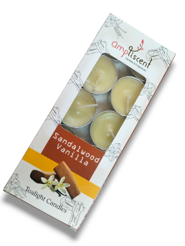 VELAS AROMATICAS AMPLISCENT SANDALO Y VAINILLA