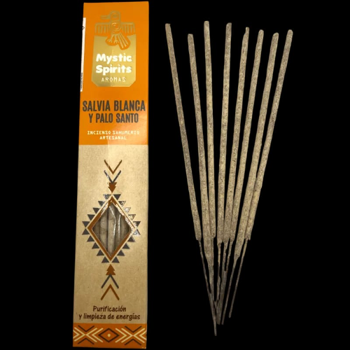 INCIENSO SALVIA BLANCA Y PALO SANTO MYSTIC SPIRITS