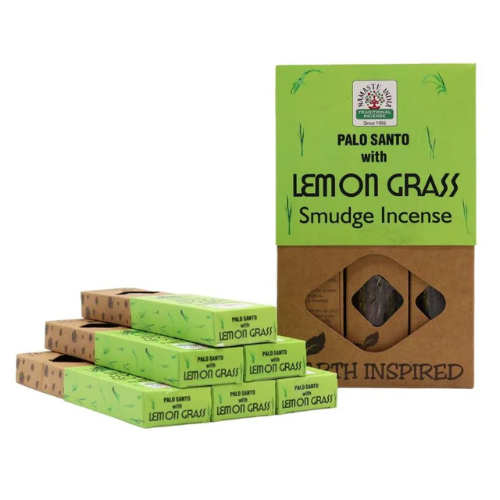 INCIENSO PALO SANTO Y LEMON GRASS ORGANICO NEMASTE INDIA EARTH