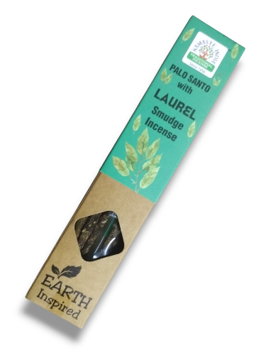 INCIENSO PALO SANTO Y LAUREL ORGANICO NEMASTE INDIA EARTH