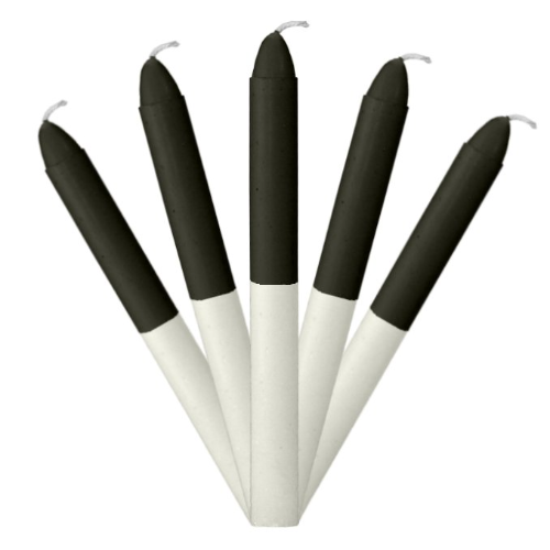 VELA COMBINADA NEGRO BLANCO