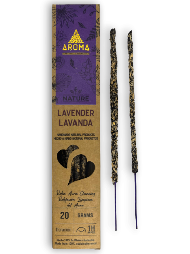 INCIENSO LAVANDA ORGANICO 1 HS AROMA