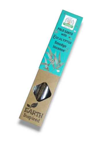 INCIENSO PALO SANTO Y EUCALIPTUS ORGANICO NEMASTE INDIA EARTH