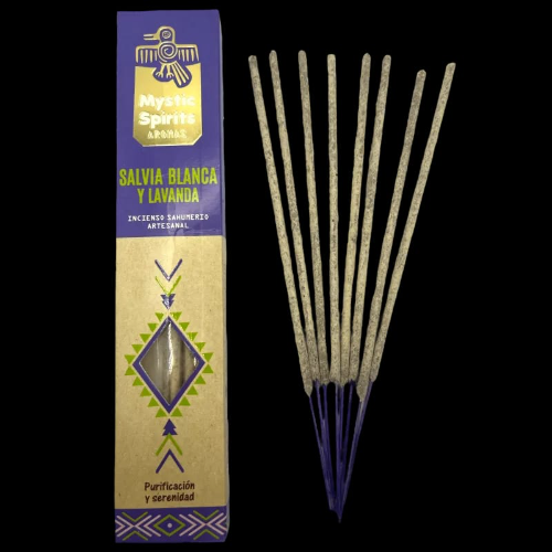 INCIENSO SALVIA BLANCA Y LAVANDA MYSTIC SPIRITS