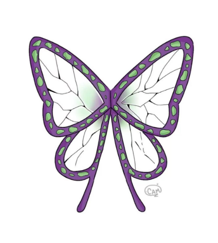 Broche Mariposa shinobu