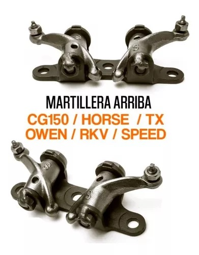 MARIPOSA O MARTILLO ARRIBA (MARTILLERA) CG150 HORSE OWEN RKV SPEED TX