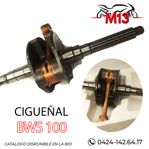 Cigueñal Completo Moto Yamaha Bws 100