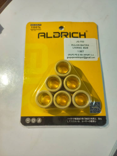 Rulos Para Rulera Gy6 Matrix Bera Bws Runn Cobra Liviano 8g