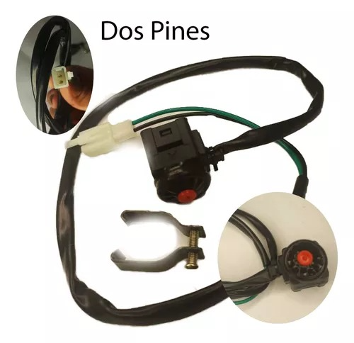Conector Pulsador Universal Enciende Boton Para Motos