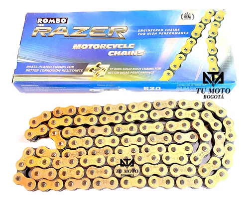 CADENA 525X120 GOLD ROMBO