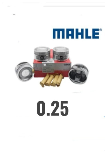 Juego Pistones 010/0.25 1.8 MAHLE Chinos Gol/ Parati/ Saveiro 1.8