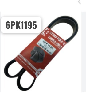 Correa Unica 6PK1195 EICA 09-14 Fox/ Crossfox/ Spacefox/ Polo 1.6
