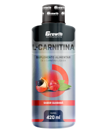L-Carnitina Líquida 2000 - 420ml - Growth Supplements Sabor: Guaraná