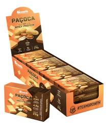 PAÇOCA GROWTH DISPLAY COM 12UN 276GR- GROWTH SUPPLEMENTS Sabor: Doce de Leite