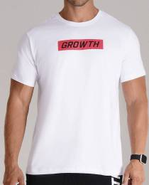 CAMISETA BRANCA GROWTH RED - GROWTH SUPPLEMENTS Tamanho: M
