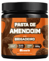 Pasta de Amendoim Sabor Brigadeiro 500g - Growth Supplements