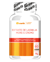 EXTRATO DE LARANJA MORO E CROMO 60SOFT - GROWTH SUPPLEMENTS