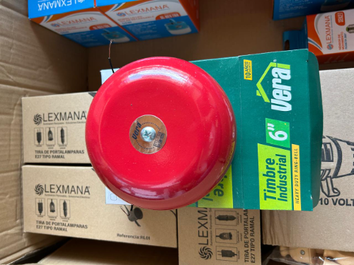 timbre vera rojo 6 industrial