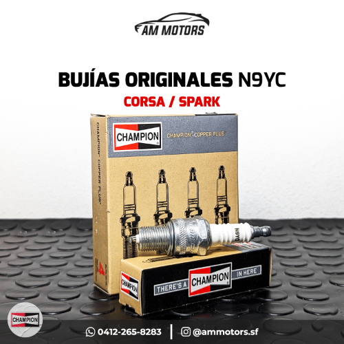 Bujias N9YC Corsa Spark CHAMPION
